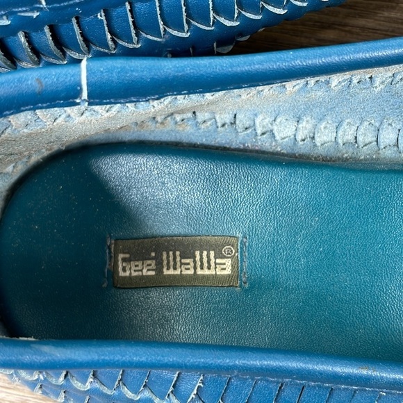Anthropologie Gee WaWa Teal Flats, size 9.5 - Picture 7 of 10